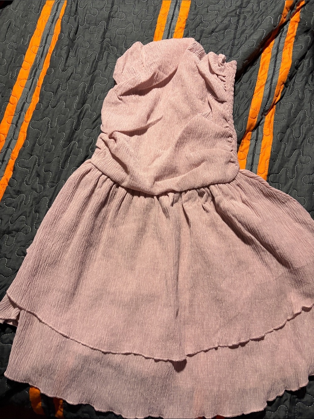 Cider Girls Pink Tiered Ruffle Summer Dress